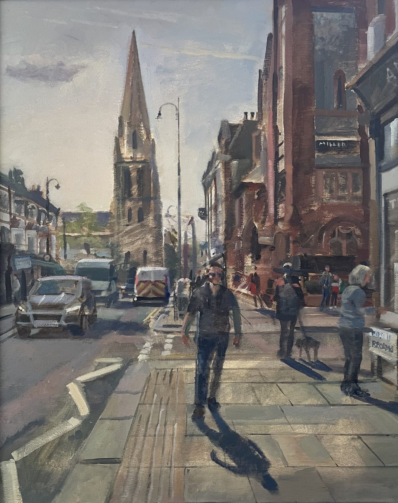Summers day, Muswell Hill Broadway 20 x 16 £750 (Sale price £550)
