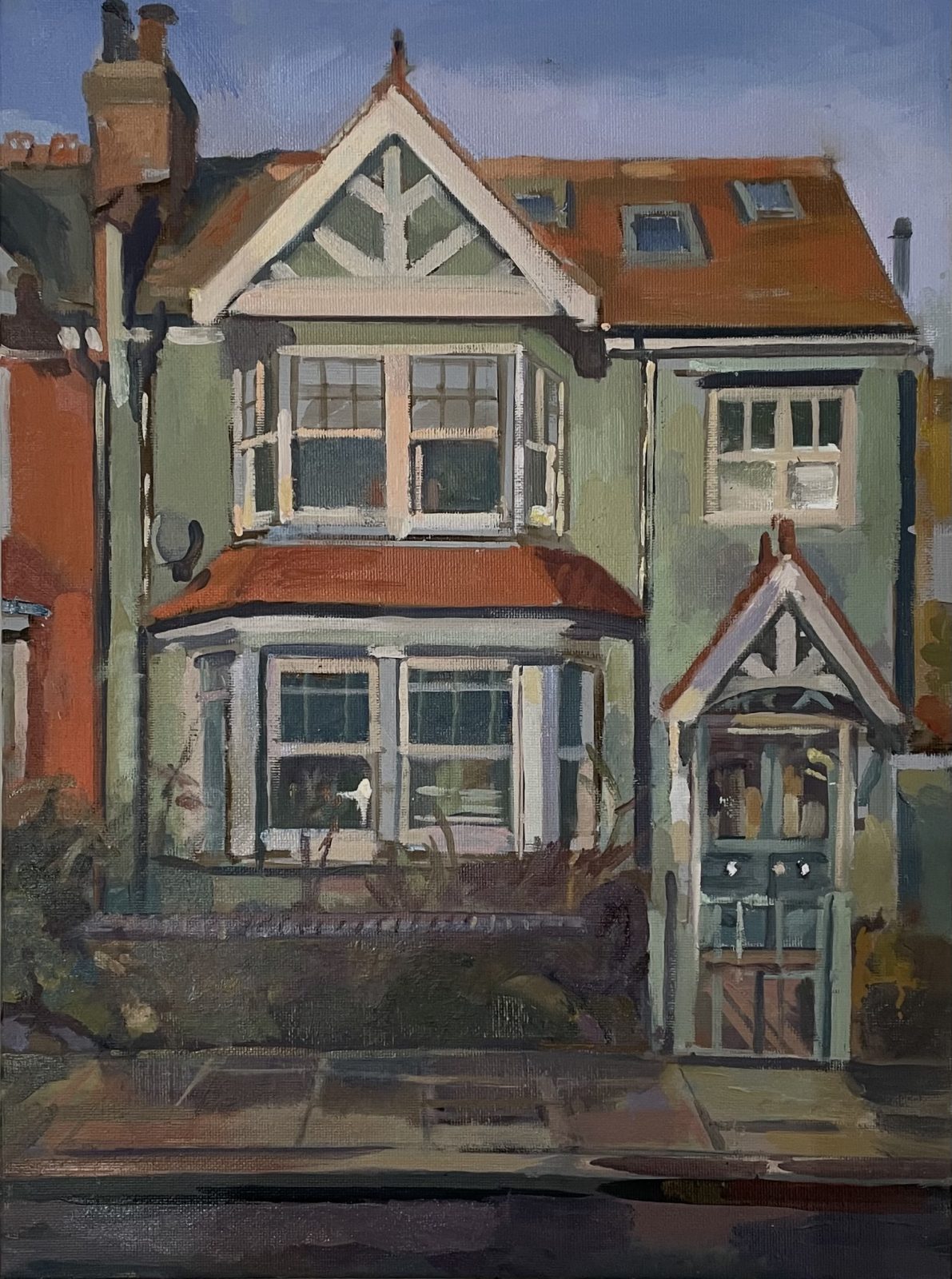 Minty Green, Edwardian House, Farrer Road 12 x 16 £550 (Sale price £295)