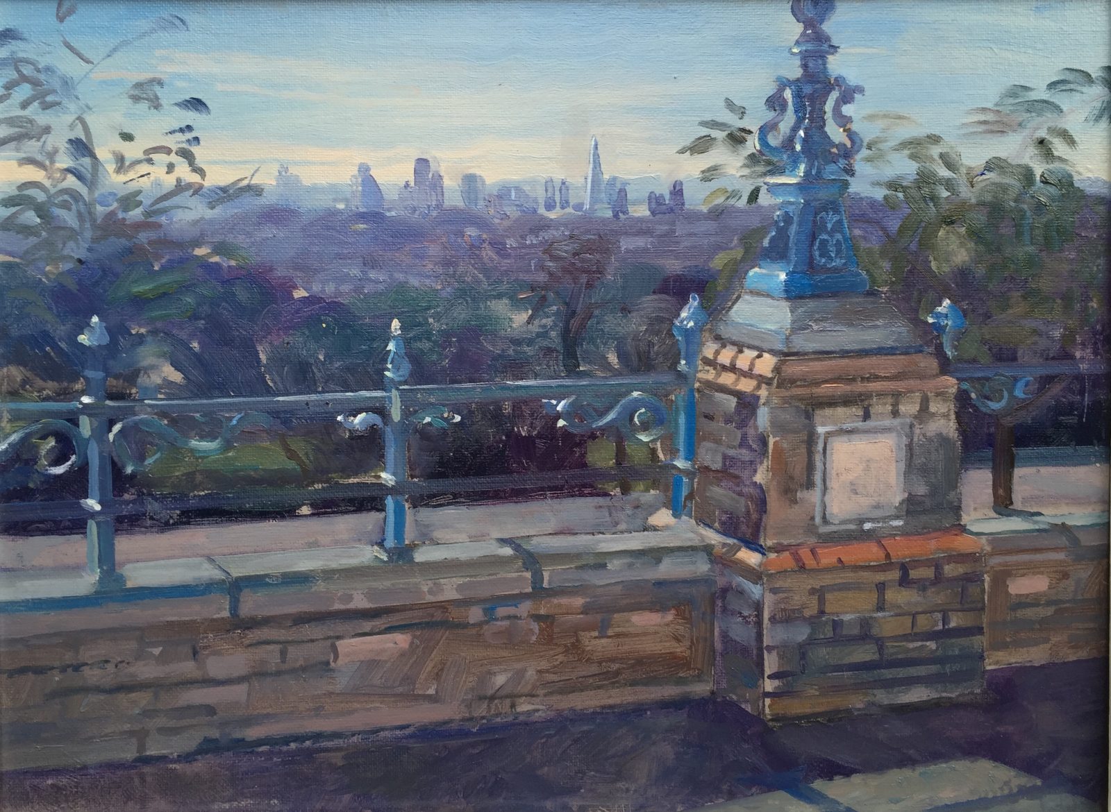 Sunrise View from Alexandra Palace (Giclee Print) 12 x 16 £220