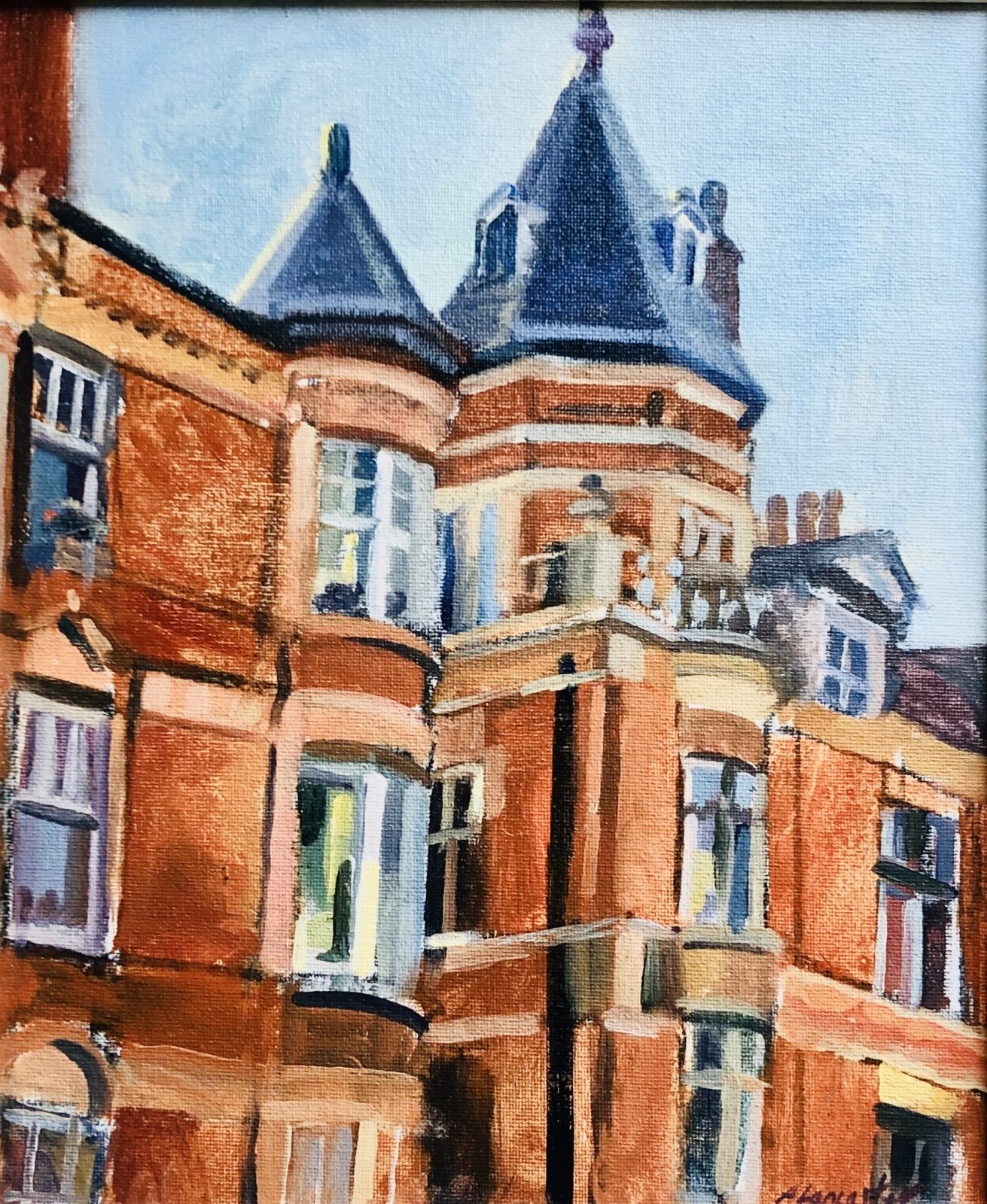 Glistening Hampstead Turrets 10 x 12 £475 (Sale price £250)