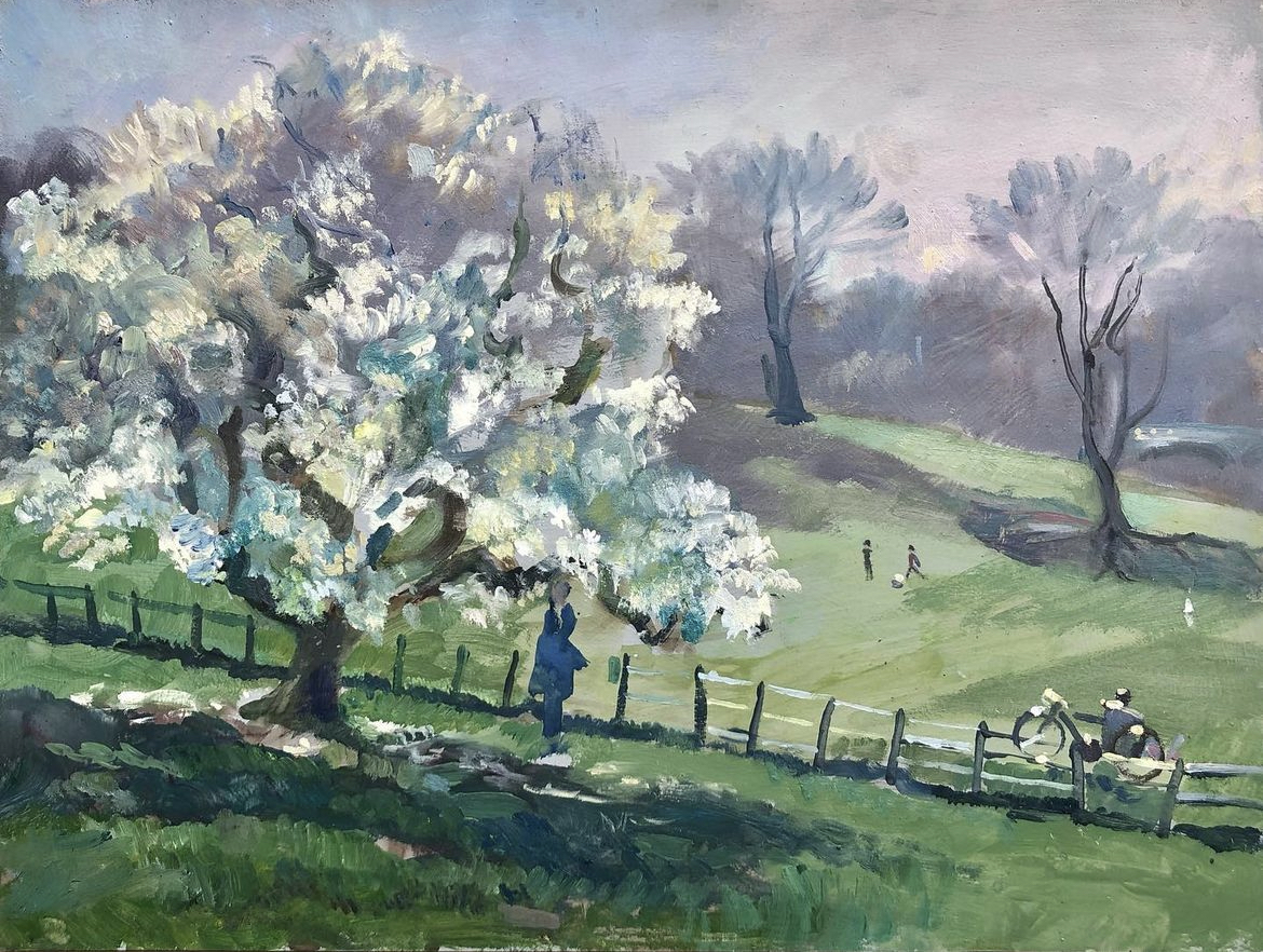 The Magnolia Tree at Kenwood House 12" x 16" £575 (Sale price £295) SOLD