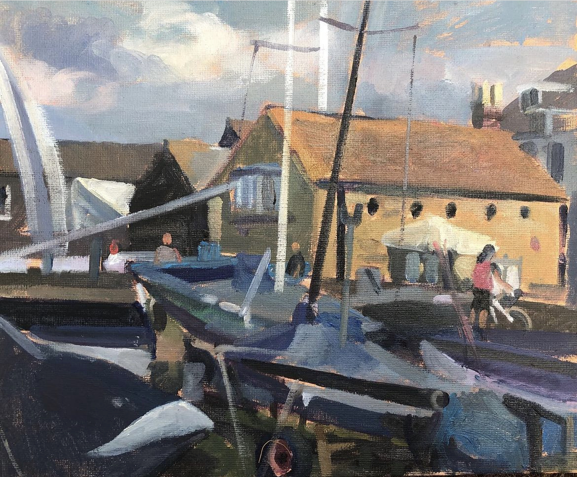 Yacht Club, Whitstable 10" x 12" £475 (Sale price £250)
